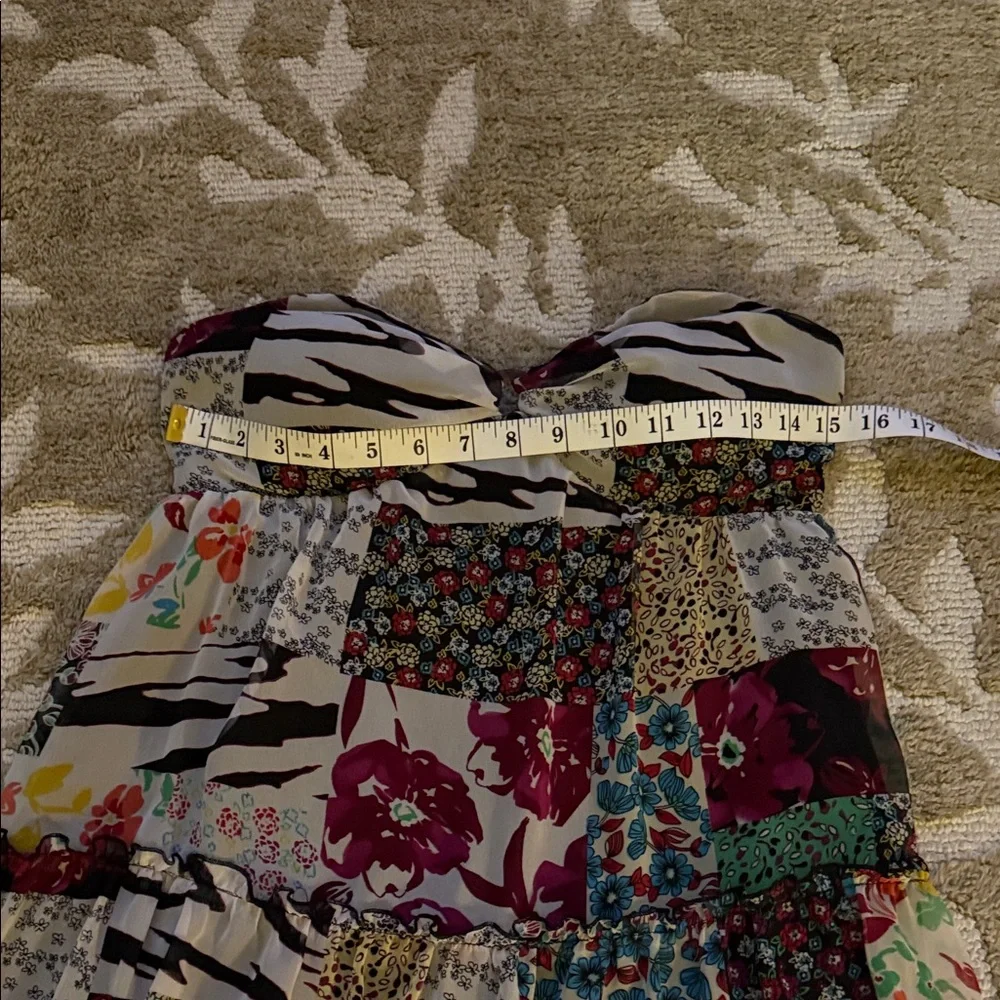 Guess Colorful Strapless Mini Dress - Picture 4 of 7